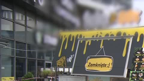 Wybuch przyczepy gastronomicznej
