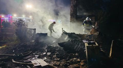 Tragiczny pożar pod Tomaszowem Mazowieckim