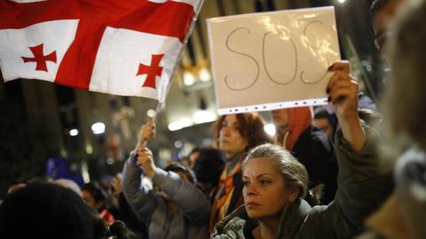 Manifestacje i wątpliwości po wyborach w Gruzji