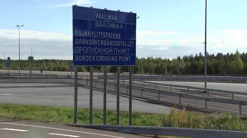 Kolejki na finlandzko-rosyjskim przejściu granicznym