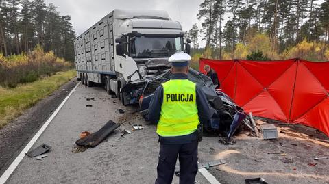 Wypadek w miejscowości Zdroje. Trzy osoby nie żyją