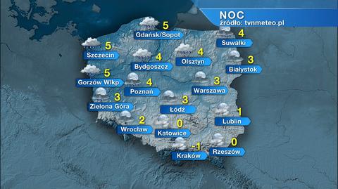 Prognoza pogody na noc 16/17.11