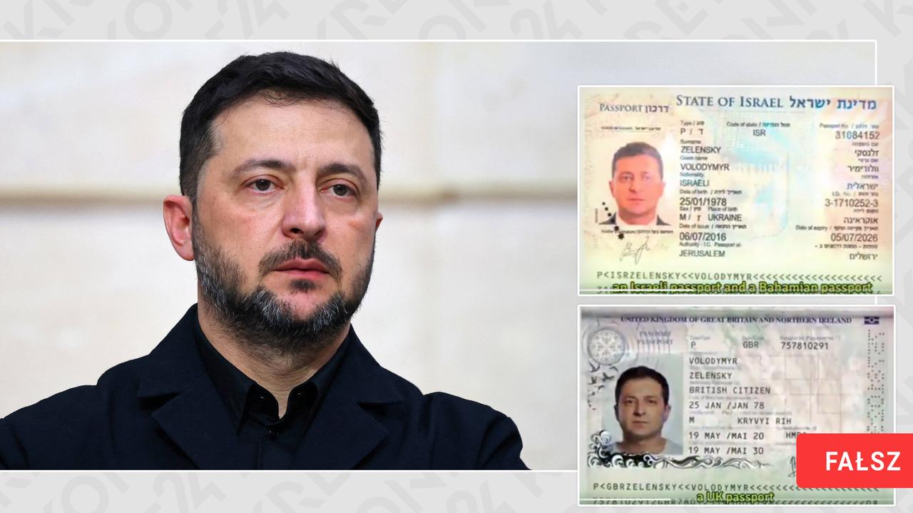 Zełenski i "odkryta kolekcja paszportów". Czyli o co im tym razem chodzi