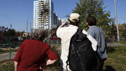 Atak dronów na miasto Ramienskoje pod Moskwą 