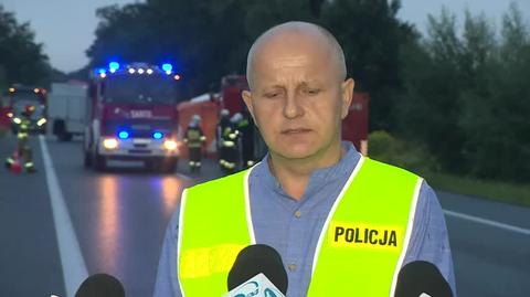 Policja o wypadku na Śląsku