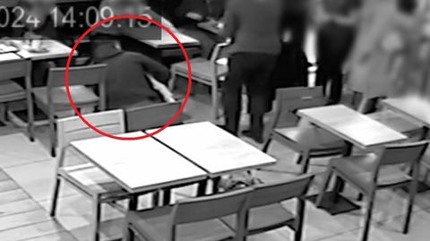 Dramatyczne sceny w restauracji. "Ona się dusi". Uratował kilkumiesięczne niemowlę. Nagranie