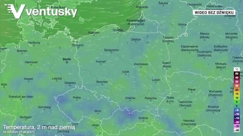 Prognozowana temperatura w najbliższych dniach