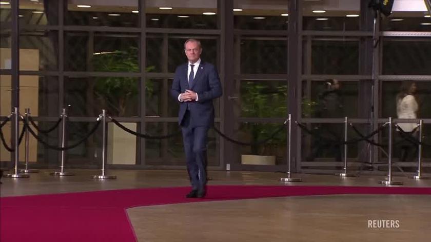 Donald Tusk's welcome by European leaders