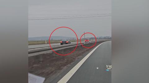 Wypadek na A4 i kierowcy jadący pod prąd