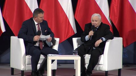 Kaczyński odniósł się do swoich słów o "dawaniu w szyję" przez młode kobiety