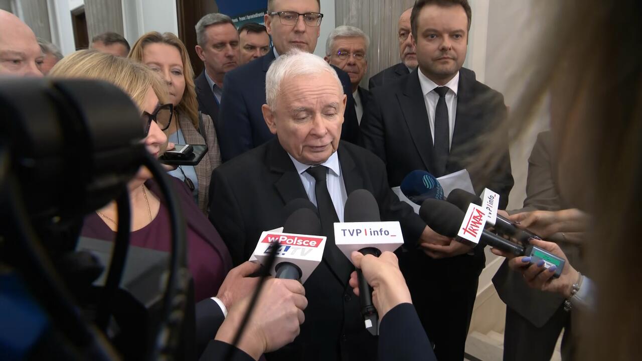 Kaczyński o projekcie PSL: to moja prywatna opinia