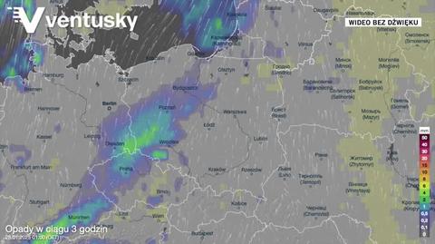 Prognozowane opady w najbliższych dniach