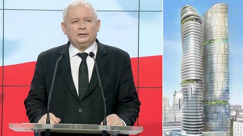 "Taśmy Kaczyńskiego". Rozmowa prezesa PiS o wieżowcu w stolicy