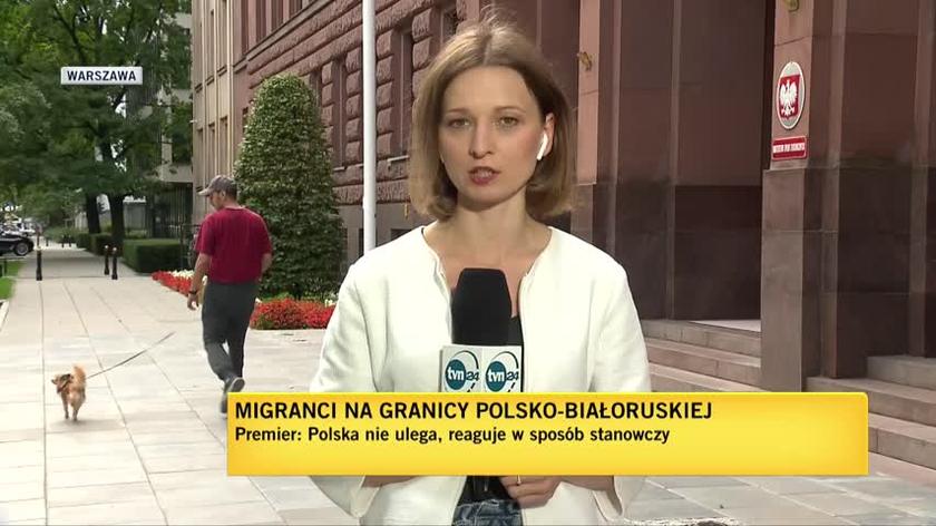 Migranci na granicy polsko-białoruskiej. Relacja reporterki TVN24
