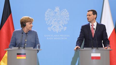 Morawiecki po rozmowie z Merkel