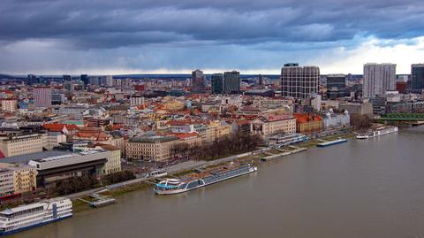 Poziom wody w Dunaju na Węgrzech