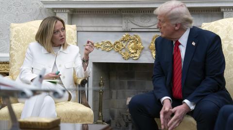Giorgia Meloni i Donald Trump
