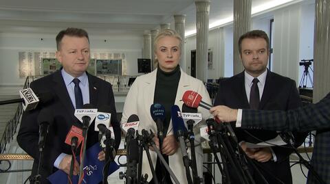 Konferencja prasowa Prawa i Sprawiedliwości