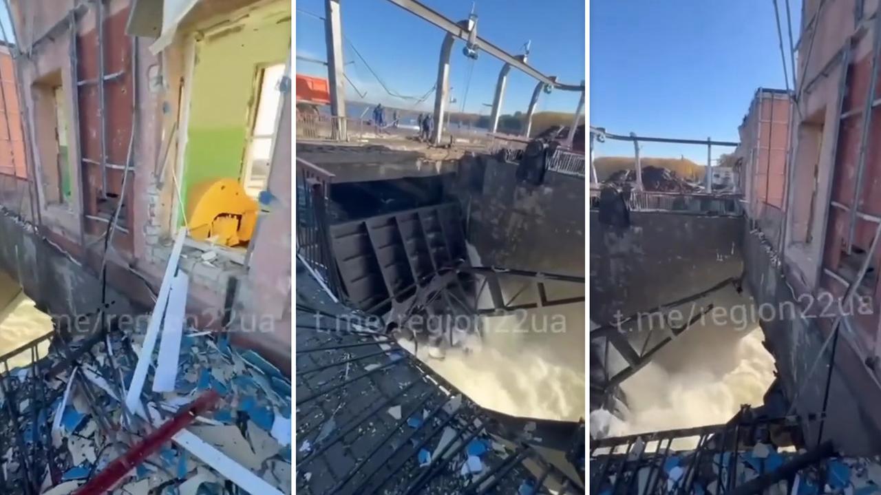 The Ukrainians hit the barrage. The enemy trenches turned into canals