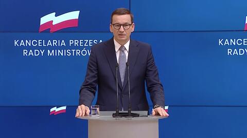 Morawiecki o zaniechaniu poboru podatku od umorzonej części dotacji z tarczy finansowej