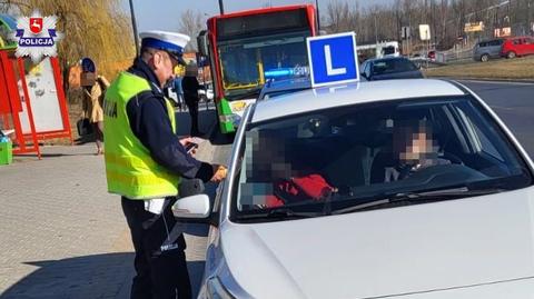 Lublin. Zatrzymali instruktorkę, która znajdowała się w stanie po użyciu alkoholu. Kursant był trzeźwy 