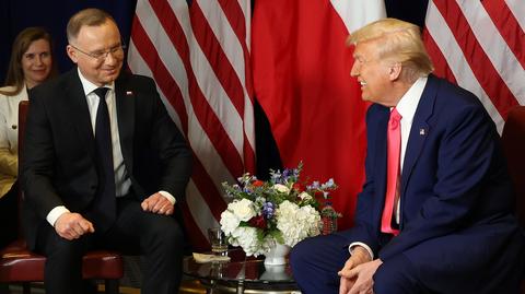 Andrzej Duda i Donald Trump