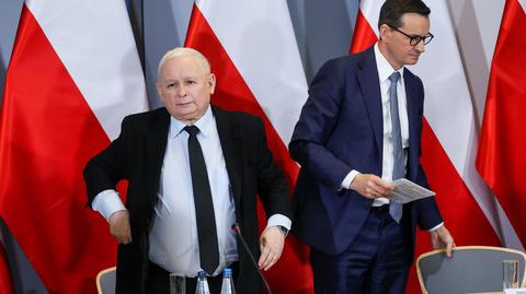 Jarosław Kaczyński i Mateusz Morawiecki 