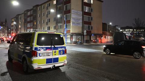 Szwecja. Policja w pobliżu kampusu w Örebro