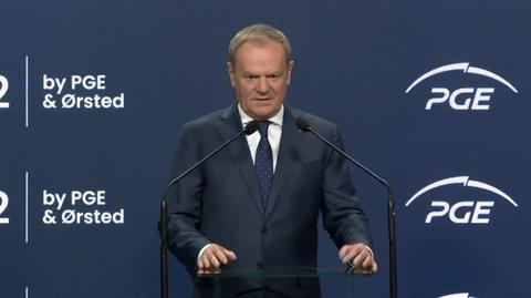 Donald Tusk o farmie wiatrowej Baltica 2