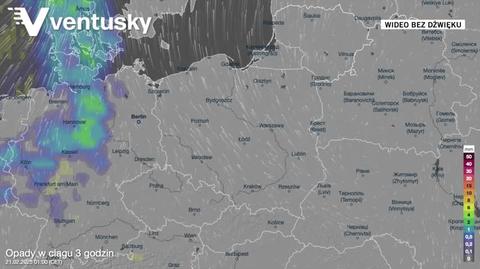 Prognozowane opady w najbliższych dniach