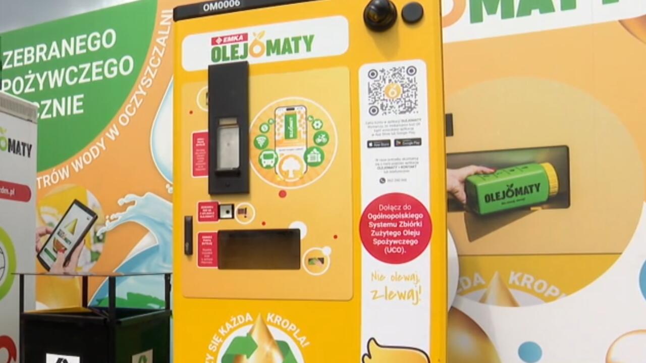 Co zrobić ze zużytym olejem spożywczym? W Szczecinku testują olejomat