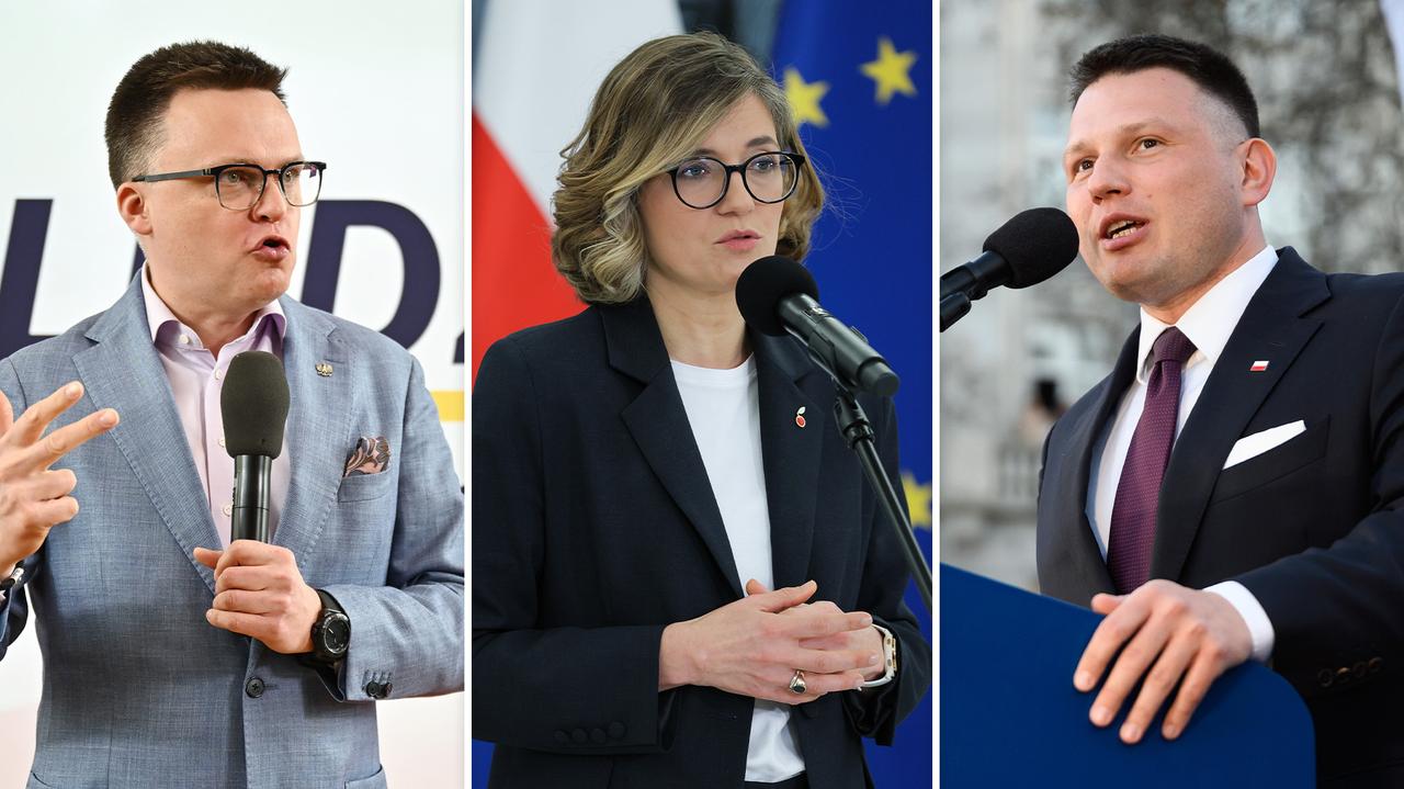 "Święto duopolu" i "cyrk". Pozostali kandydaci reagują na zapowiedź debaty Gospodarza i Nawrockiego