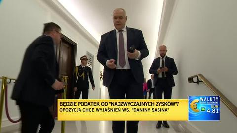 Wicepremier Jacek Sasin o nowym podatku od nadmiarowych marż