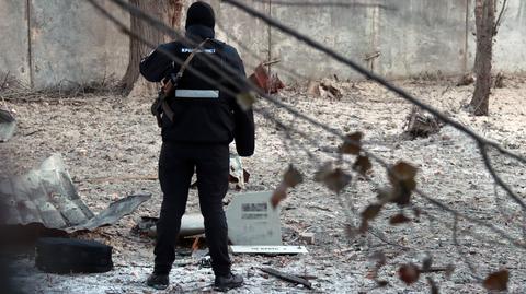 Bomba szybująca uderzyła w supermarket w Charkowie