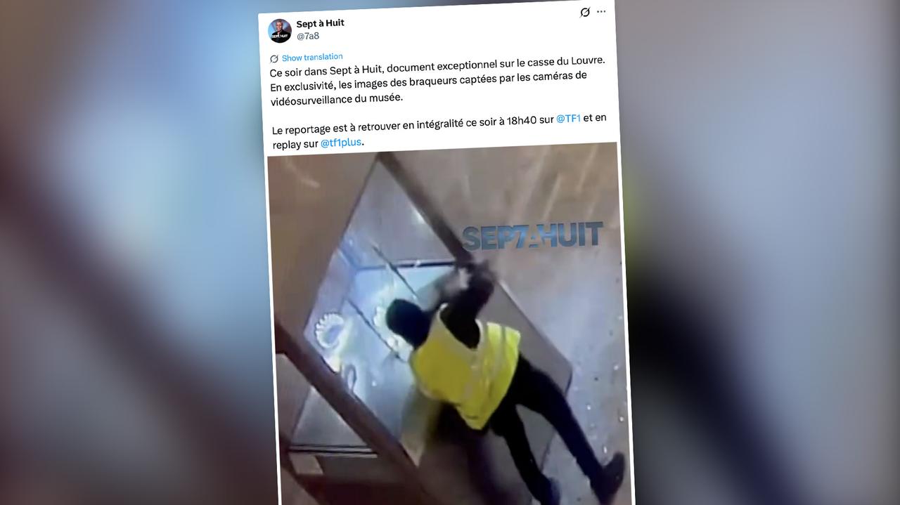 Kradzież w Luwrze uchwycona na kamerach. Pokazali nagranie z monitoringu