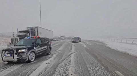 Burze śnieżne. Alerty wysłano do siedmiu milionów osób