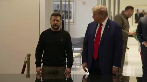 Trump na spotkaniu z Zełenskim: mam też dobre relacje z Putinem