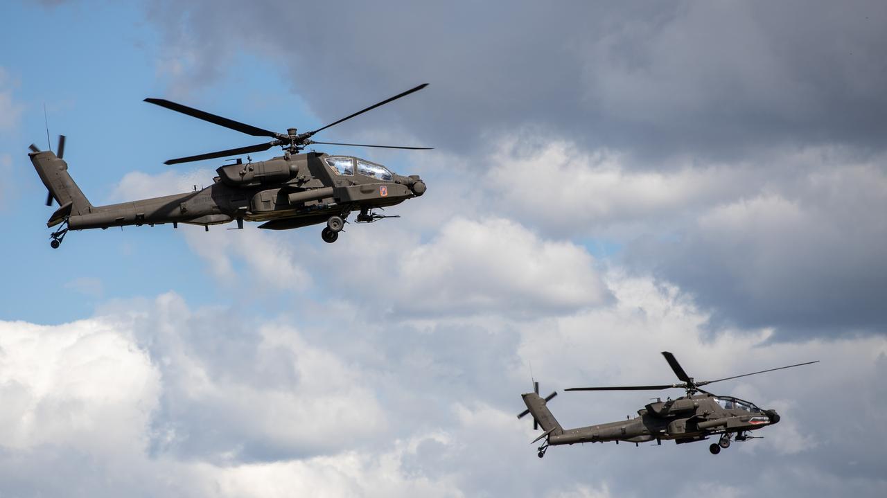 Ćwiczenia NATO pod Toruniem. W akcji wyrzutnie HIMARS i śmigłowce Apache