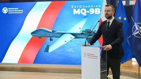 Polska kupi od USA drony SkyGuardian. Zastąpią stacjonujące w Mirosławcu Reapery