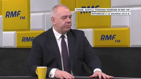 Wypowiedzi Sasina na temat rekompensat za podwyżki cen prądu