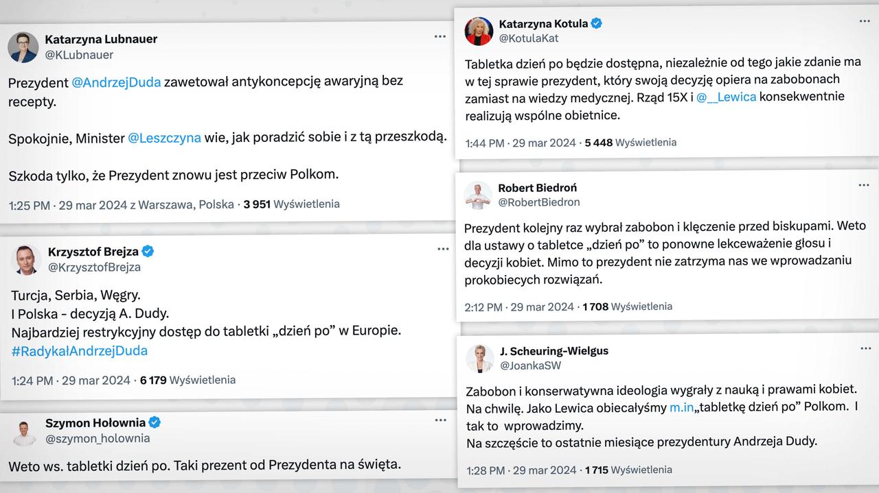 Weto Andrzeja Dudy w sprawie tabletki 