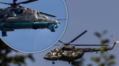 Białoruskie śmigłowce w rejonie Białowieży. Relacja Artura Molędy