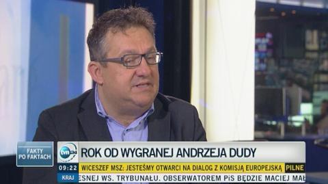 Eksperci oceniali prezydenturę Andrzeja Dudy na antenie TVN24