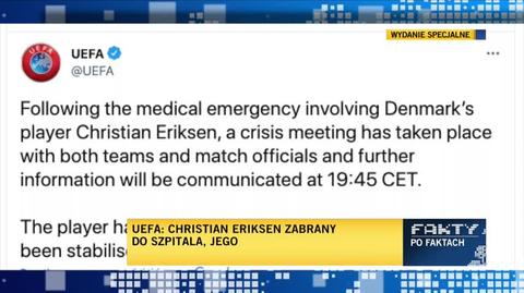 Listkiewicz o omdleniu na boisku duńskiego piłkarza Christiana Eriksena