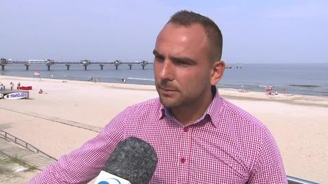 Burmistrz Międzyzdrojów o bezpieczeństwie na plaży 