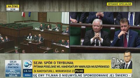 Morawiecki w czasie sejmowej dyskusji w czasie wyboru sędziów TK