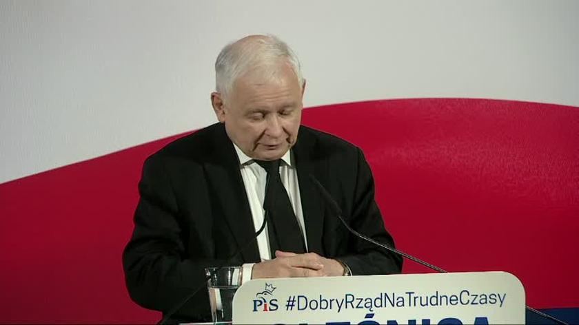 Jarosław Kaczyński w Oleśnicy o relacjach z Niemcami (24 września)