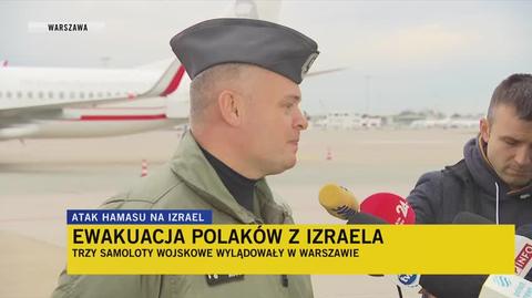 Generał Bigos o ewakuacji Polaków z Izraela