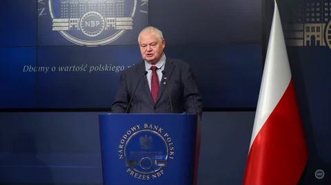 Glapiński o notowaniach złotego