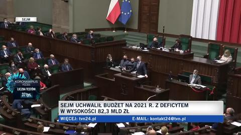 Cezary Tomczyk o założeniach ustawy budżetowej na 2021 rok (wideo z grudnia 2020)